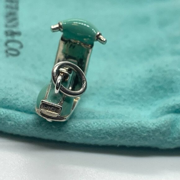 Tiffany & Co. Vintage Sterling Silver Blue Enamel Vespa Scooter Charm - Picture 16 of 16